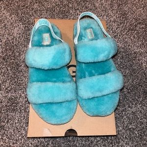 UGG Slipper, K OH YEAH Size 5 Ming Green NEVER WORN/ Brand new